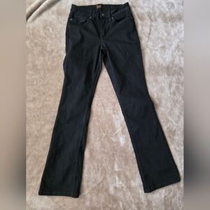 Lee Women's Black Boot Cut Jeans, Size 2, Midi Rise,‎ Comfortable Denim Pants